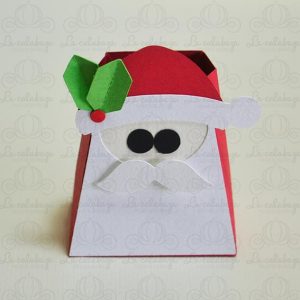 Caja Papa Noel, handmade, ecuador, infrasigno