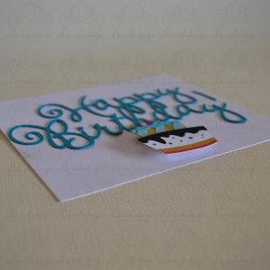Tarjeta Happy Birthday, taller de sueños, handmade, ecuador